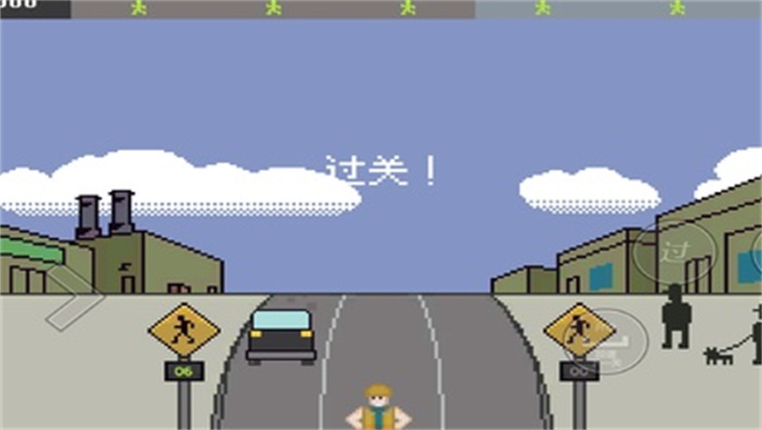 小朋友过马路